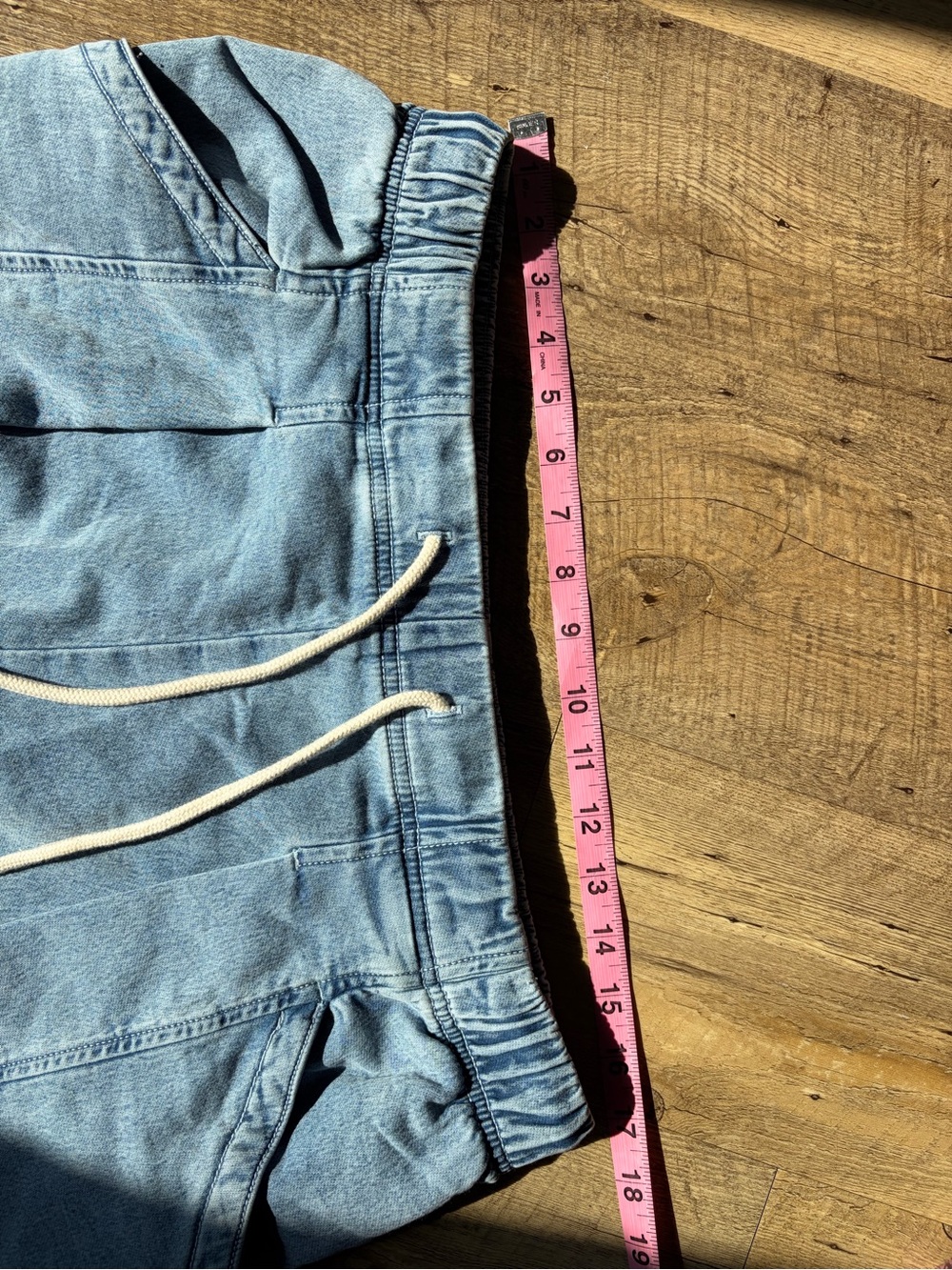 Aerie Daydream Denim Stretch Wide Leg Trouser Pants Size Large LONG - Picture 6 of 11
